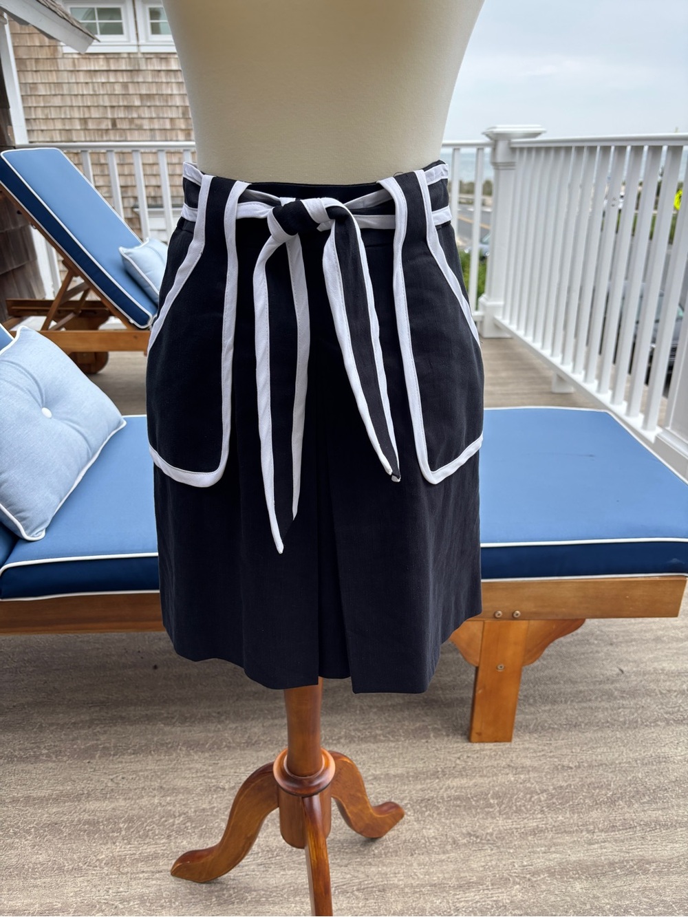 Milly Linen Blend Skirt
